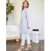 imageANRABESS Womens Cardigan Sweater Open Front Knit Long Coatigan Dressy Casual Jacket Coat 2025 Fall Outfits Classy ClothesLight Blue