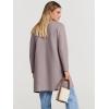 imageANRABESS Womens Cardigan Sweater Open Front Knit Long Coatigan Dressy Casual Jacket Coat 2025 Fall Outfits Classy ClothesPink Apricot
