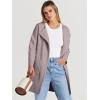 imageANRABESS Womens Cardigan Sweater Open Front Knit Long Coatigan Dressy Casual Jacket Coat 2025 Fall Outfits Classy ClothesPink Apricot