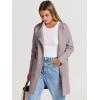 imageANRABESS Womens Cardigan Sweater Open Front Knit Long Coatigan Dressy Casual Jacket Coat 2025 Fall Outfits Classy ClothesPink Apricot