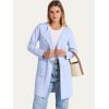 imageANRABESS Womens Cardigan Sweater Open Front Knit Long Coatigan Dressy Casual Jacket Coat 2025 Fall Outfits Classy ClothesSky Blue