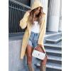 imageANRABESS Womens Cardigan Sweater Oversized Coatigan Knitted Hooded Coat 2025 Fall Outfits OutwearKhaki Beige