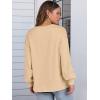 imageANRABESS Womens Long Sleeve Shirts Crewneck Oversized Tops Casual 2025 Fall Trendy TShirts Tee Blouse with Pockets ClothesApricot