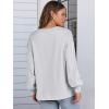 imageANRABESS Womens Long Sleeve Shirts Crewneck Oversized Tops Casual 2025 Fall Trendy TShirts Tee Blouse with Pockets ClothesLight Grey