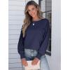 imageANRABESS Womens Long Sleeve Shirts Crewneck Oversized Tops Casual 2025 Fall Trendy TShirts Tee Blouse with Pockets ClothesNavy Blue