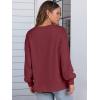 imageANRABESS Womens Long Sleeve Shirts Crewneck Oversized Tops Casual 2025 Fall Trendy TShirts Tee Blouse with Pockets ClothesWine Red
