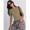 imageANRABESS Womens Long Sleeve Shirts Tight Fitted Going Out Crop Tops Crewneck Basic Tee Y2k Fall Outfits Teens Girls ClothesKhaki