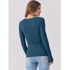 imageANRABESS Womens Long Sleeve Tops Scoop Neck Rib Knit Shirts Slim Fitted Basic Tee Teen Girl 2025 Fall Outfits Trendy ClothesDeep Blue