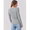 imageANRABESS Womens Long Sleeve Tops Scoop Neck Rib Knit Shirts Slim Fitted Basic Tee Teen Girl 2025 Fall Outfits Trendy ClothesGrey