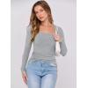 imageANRABESS Womens Long Sleeve Tops Scoop Neck Rib Knit Shirts Slim Fitted Basic Tee Teen Girl 2025 Fall Outfits Trendy ClothesGrey