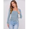 imageANRABESS Womens Long Sleeve Tops Scoop Neck Rib Knit Shirts Slim Fitted Basic Tee Teen Girl 2025 Fall Outfits Trendy ClothesGrey Blue
