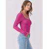 imageANRABESS Womens Long Sleeve Tops Scoop Neck Rib Knit Shirts Slim Fitted Basic Tee Teen Girl 2025 Fall Outfits Trendy ClothesHot Pink