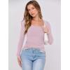 imageANRABESS Womens Long Sleeve Tops Scoop Neck Rib Knit Shirts Slim Fitted Basic Tee Teen Girl 2025 Fall Outfits Trendy ClothesLight Pink