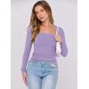 imageANRABESS Womens Long Sleeve Tops Scoop Neck Rib Knit Shirts Slim Fitted Basic Tee Teen Girl 2025 Fall Outfits Trendy ClothesLight Purple