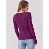 imageANRABESS Womens Long Sleeve Tops Scoop Neck Rib Knit Shirts Slim Fitted Basic Tee Teen Girl 2025 Fall Outfits Trendy ClothesPurple