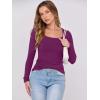 imageANRABESS Womens Long Sleeve Tops Scoop Neck Rib Knit Shirts Slim Fitted Basic Tee Teen Girl 2025 Fall Outfits Trendy ClothesPurple