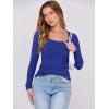 imageANRABESS Womens Long Sleeve Tops Scoop Neck Rib Knit Shirts Slim Fitted Basic Tee Teen Girl 2025 Fall Outfits Trendy ClothesRoyal Blue