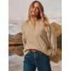 imageANRABESS Womens Oversized Sweaters 2025 Long Sleeve Fuzzy Knit Casual Chunky Pullover Sweater Fall Outfits ClothesApricot