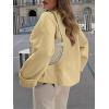 imageANRABESS Womens Oversized Sweaters 2025 Long Sleeve Fuzzy Knit Casual Chunky Pullover Sweater Fall Outfits ClothesBeige Yellow