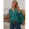 imageANRABESS Womens Oversized Sweaters 2025 Long Sleeve Fuzzy Knit Casual Chunky Pullover Sweater Fall Outfits ClothesDark Green