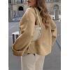imageANRABESS Womens Oversized Sweaters 2025 Long Sleeve Fuzzy Knit Casual Chunky Pullover Sweater Fall Outfits ClothesDark Khaki
