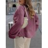 imageANRABESS Womens Oversized Sweaters 2025 Long Sleeve Fuzzy Knit Casual Chunky Pullover Sweater Fall Outfits ClothesFuchsia