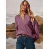 imageANRABESS Womens Oversized Sweaters 2025 Long Sleeve Fuzzy Knit Casual Chunky Pullover Sweater Fall Outfits ClothesFuchsia