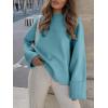 imageANRABESS Womens Oversized Sweaters 2025 Long Sleeve Fuzzy Knit Casual Chunky Pullover Sweater Fall Outfits ClothesLake