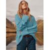 imageANRABESS Womens Oversized Sweaters 2025 Long Sleeve Fuzzy Knit Casual Chunky Pullover Sweater Fall Outfits ClothesLake