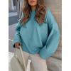 imageANRABESS Womens Oversized Sweaters 2025 Long Sleeve Fuzzy Knit Casual Chunky Pullover Sweater Fall Outfits ClothesLake