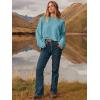imageANRABESS Womens Oversized Sweaters 2025 Long Sleeve Fuzzy Knit Casual Chunky Pullover Sweater Fall Outfits ClothesLake