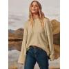 imageANRABESS Womens Oversized Sweaters 2025 Long Sleeve Fuzzy Knit Casual Chunky Pullover Sweater Fall Outfits ClothesLight Khaki