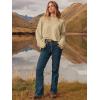 imageANRABESS Womens Oversized Sweaters 2025 Long Sleeve Fuzzy Knit Casual Chunky Pullover Sweater Fall Outfits ClothesLight Khaki