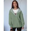 imageANRABESS Womens Oversized Sweatshirt Long Sleeve Henley Pullover Tops 2025 Fall Casual Button Up Loose Fit Teen Girls OutfitsGreen