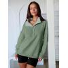imageANRABESS Womens Oversized Sweatshirt Long Sleeve Henley Pullover Tops 2025 Fall Casual Button Up Loose Fit Teen Girls OutfitsGreen
