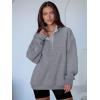 imageANRABESS Womens Oversized Sweatshirt Long Sleeve Henley Pullover Tops 2025 Fall Casual Button Up Loose Fit Teen Girls OutfitsGrey