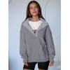 imageANRABESS Womens Oversized Sweatshirt Long Sleeve Henley Pullover Tops 2025 Fall Casual Button Up Loose Fit Teen Girls OutfitsGrey