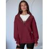 imageANRABESS Womens Oversized Sweatshirt Long Sleeve Henley Pullover Tops 2025 Fall Casual Button Up Loose Fit Teen Girls OutfitsWine Red