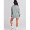 imageANRABESS Womens Oversized Sweatshirts Crew Neck Long Sleeve Shirts Casual Loose Slit 2025 Fall Outfits Y2K Teen Girls ClothesLight Green