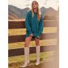 imageANRABESS Womens Sweater Dress Oversized Cable Knit Chunky Long Sleeve Short Dresses 2025 Fall Outfits Vacation Winter ClothesOpal