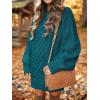 imageANRABESS Womens Sweater Dress Oversized Cable Knit Chunky Long Sleeve Short Dresses 2025 Fall Outfits Vacation Winter ClothesOpal