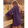 imageANRABESS Womens Sweater Dress Oversized Cable Knit Chunky Long Sleeve Short Dresses 2025 Fall Outfits Vacation Winter ClothesPurple