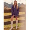 imageANRABESS Womens Sweater Dress Oversized Cable Knit Chunky Long Sleeve Short Dresses 2025 Fall Outfits Vacation Winter ClothesPurple