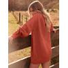 imageANRABESS Womens Sweater Dress Oversized Cable Knit Chunky Long Sleeve Short Dresses 2025 Fall Outfits Vacation Winter ClothesRust Orange