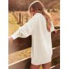 imageANRABESS Womens Sweater Dress Oversized Cable Knit Chunky Long Sleeve Short Dresses 2025 Fall Outfits Vacation Winter ClothesWhite