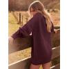 imageANRABESS Womens Sweater Dress Oversized Cable Knit Chunky Long Sleeve Short Dresses 2025 Fall Outfits Vacation Winter ClothesWine Red