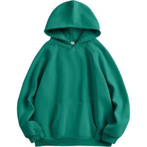 imageANRABESS Women Hoodies Oversized Fleece Long Sleeve Comfy Casual Basic Pullover Sweatshirts 2025 Fall Outfits Y2K ClothesGreen