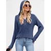 imageANRABESS Hoodies for Women Long Sleeve Shirts Ribbed Knit Loose Fit Pullover Sweatshirts 2025 Fall Casual Hooded Sweater TopDark Blue
