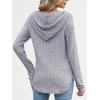 imageANRABESS Hoodies for Women Long Sleeve Shirts Ribbed Knit Loose Fit Pullover Sweatshirts 2025 Fall Casual Hooded Sweater TopGrey