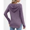 imageANRABESS Hoodies for Women Long Sleeve Shirts Ribbed Knit Loose Fit Pullover Sweatshirts 2025 Fall Casual Hooded Sweater TopPurple